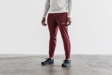 Nobull Men's Joggers Dark Red | Australia (EV6138)